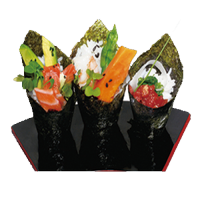 Temaki de anguila